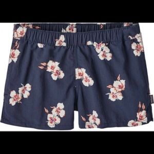 Women’s Patagonia Navy Floral Shorts